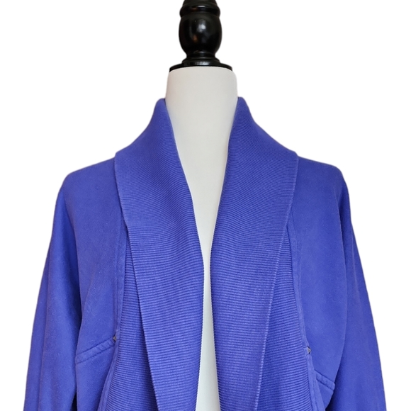 Aritzia Wilfred Diderot Blue Cocoon Cardigan Sweater - Picture 11 of 16